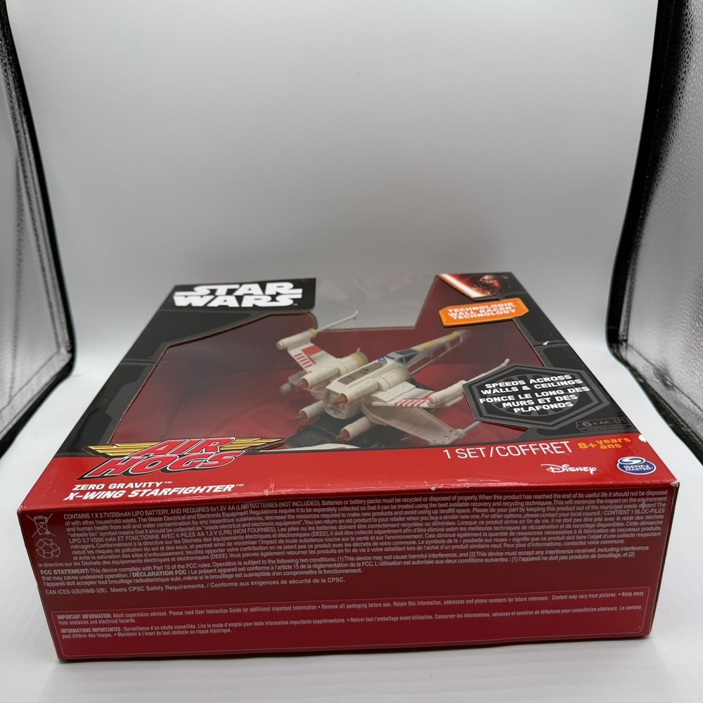 Air Hogs Star Wars Zero Gravity X-Wing Starfighter Wall Racer RC Drone T-55 - Picture 6 of 8